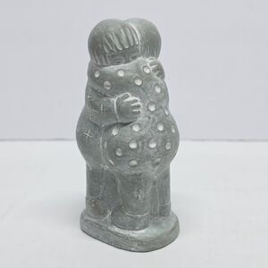 Vintage 1999 Isabel Bloom "Hugs" Sculpture STONE Signed Friends Figurine Gift